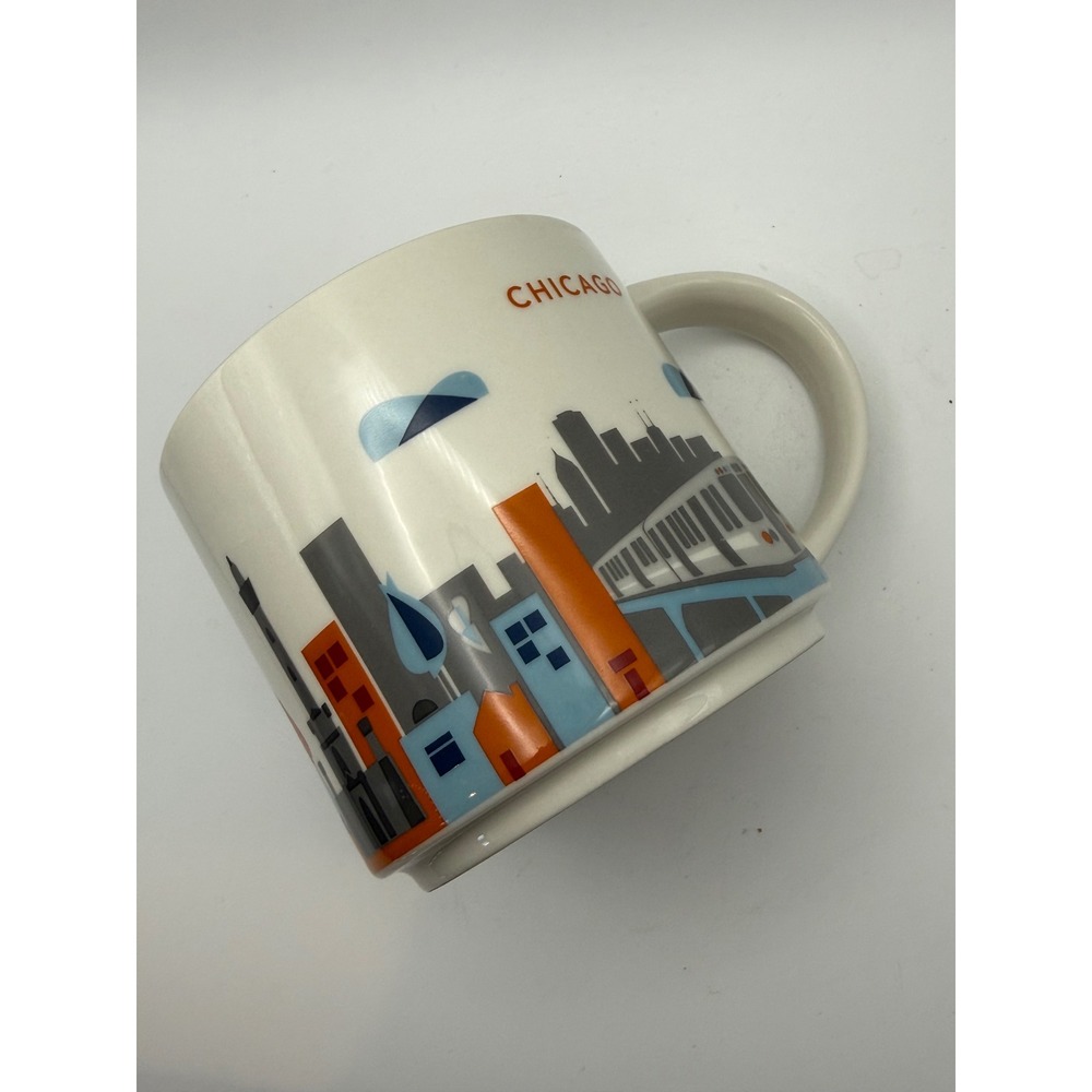 Starbucks Chicago You‎ Are Here Collection 14oz Ceramic Coffee Mug 2017